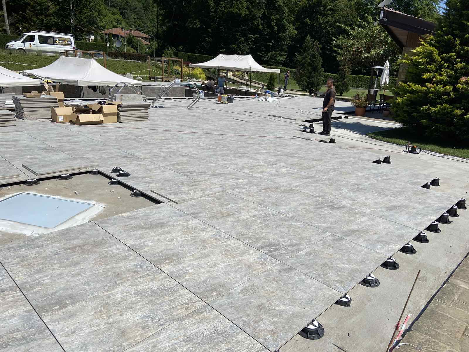 Балкон лазерно нивелиране